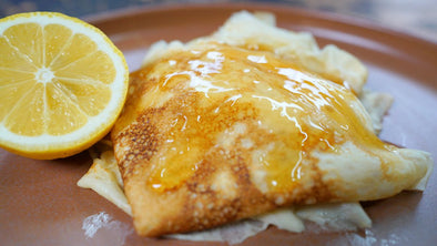 Crepes with Lemon & Honey