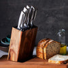 Black Acacia 6 Piece Knife Block