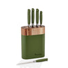 Olive Oval Knife 6 Piece Block Set