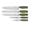 Olive Oval Knife 6 Piece Block Set