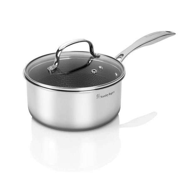 SR-Matrix Non-stick Saucepan with Glass Lid 18cm / 2.3L