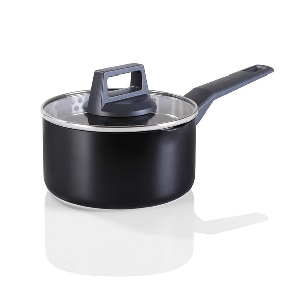 Statement Ceramic Non-Stick Recycled Aluminium Saucepan 16cm