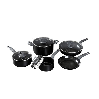 Statement Ceramic Non-Stick Recycled Aluminium 5 Piece Cookware Set